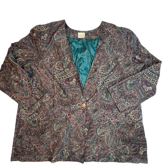 Paisley Patterned Blazer - Picture 5 of 11